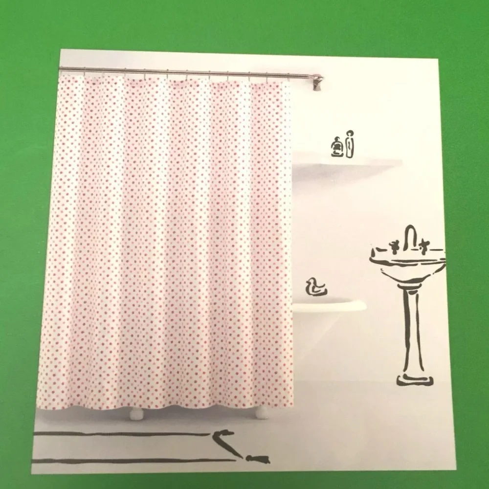 Kate Spade Fiesta Dots Shower Curtain NWT